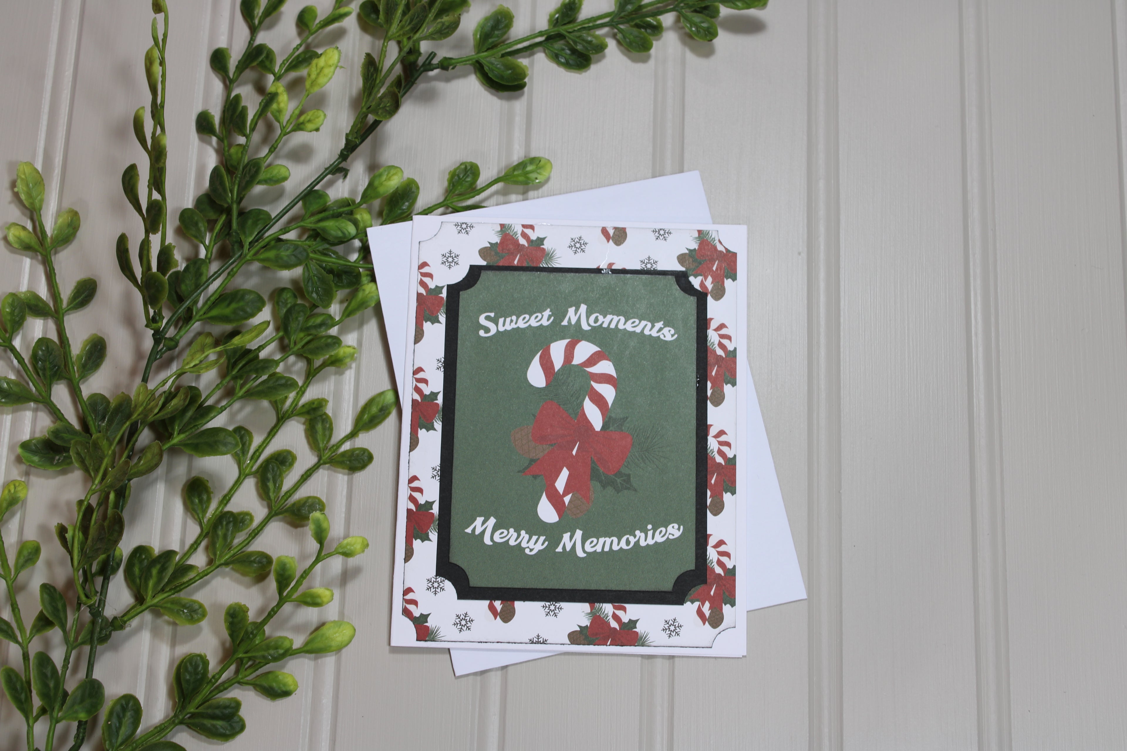Handmade Christmas 4.25x5.5 (A2) Card - Sweet Moments