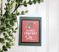 Handmade Christmas 4.25x5.5 (A2) Card - Good Tidings
