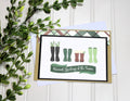 Handmade Christmas 5x7 Card - Warmest Greetings