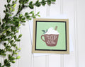 Handmade Christmas 5x5 Card - Cup of Cheer