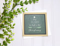 Handmade Christmas 5x5 Card - Beginning