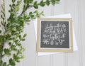 Handmade Christmas 5x5 Card - Lovely Weather