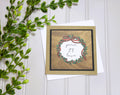 Handmade Christmas 5x5 Card - Peace