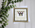 Handmade Christmas 5x5 Card - Stockings