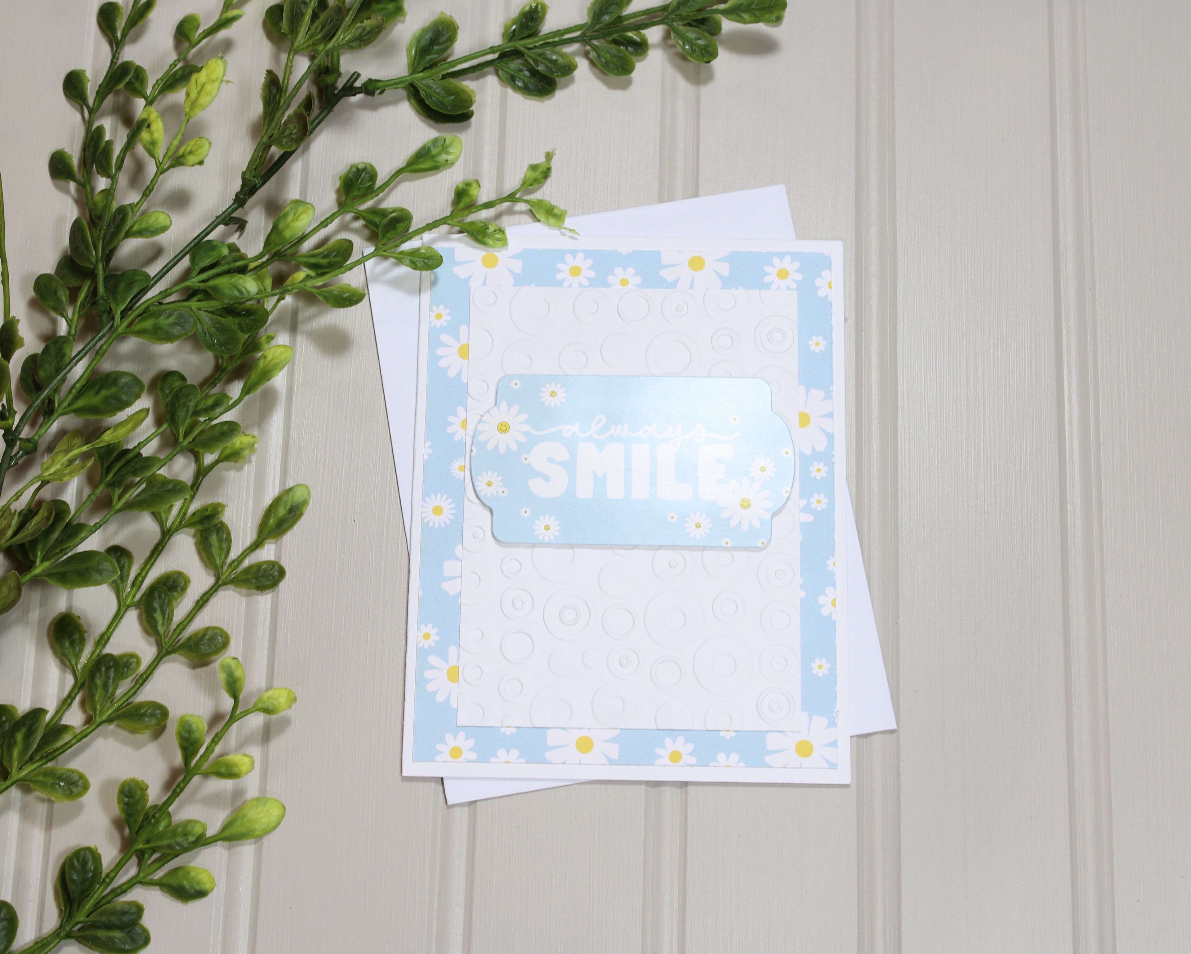 Handmade All Occasion 4.25x5.5 Card - Always Smile