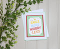 Handmade All Occasion 4.25x5.5 Card - Smile More