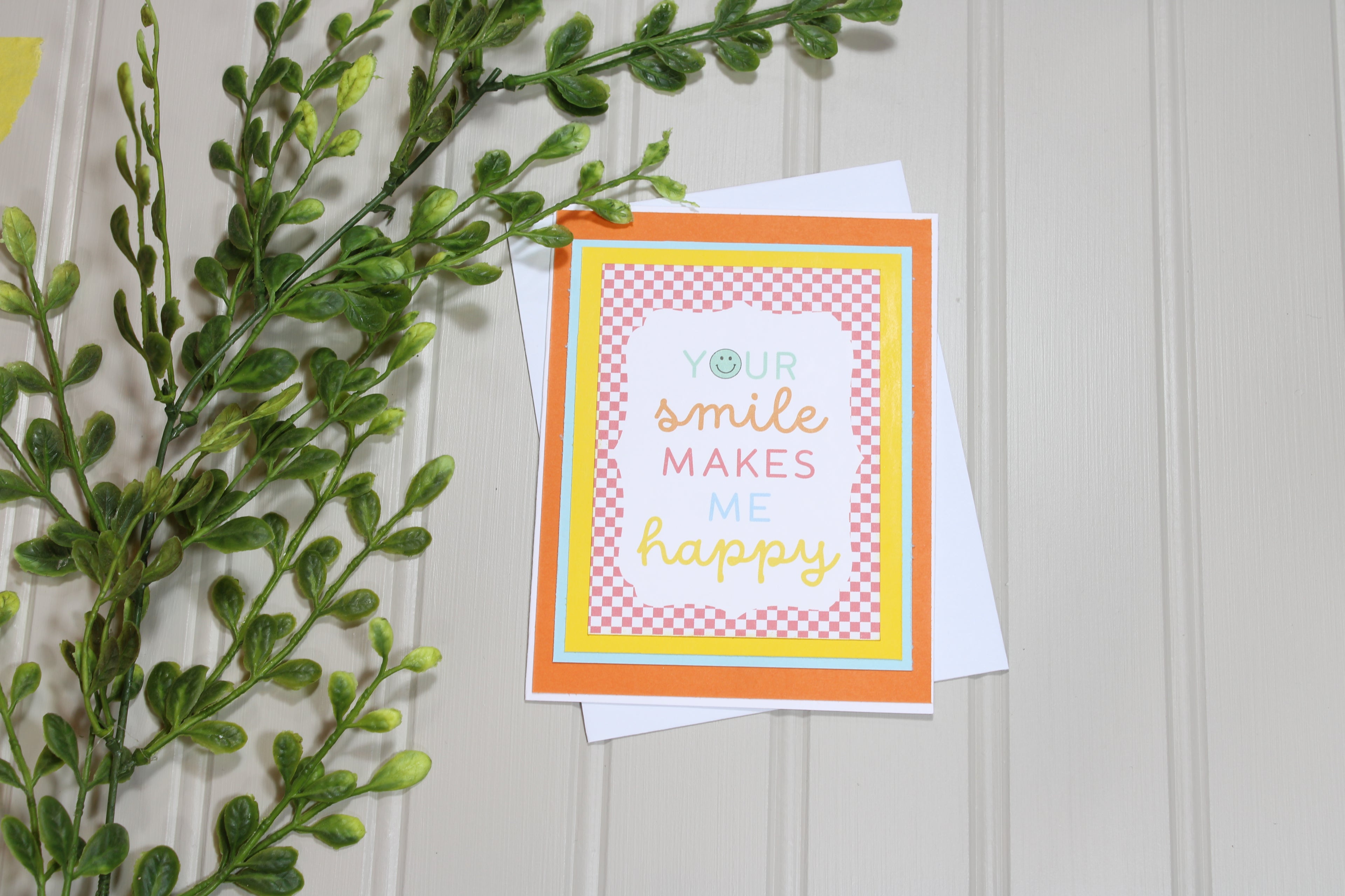 Handmade All Occasion 4.25x5.5 Card - Your Smile
