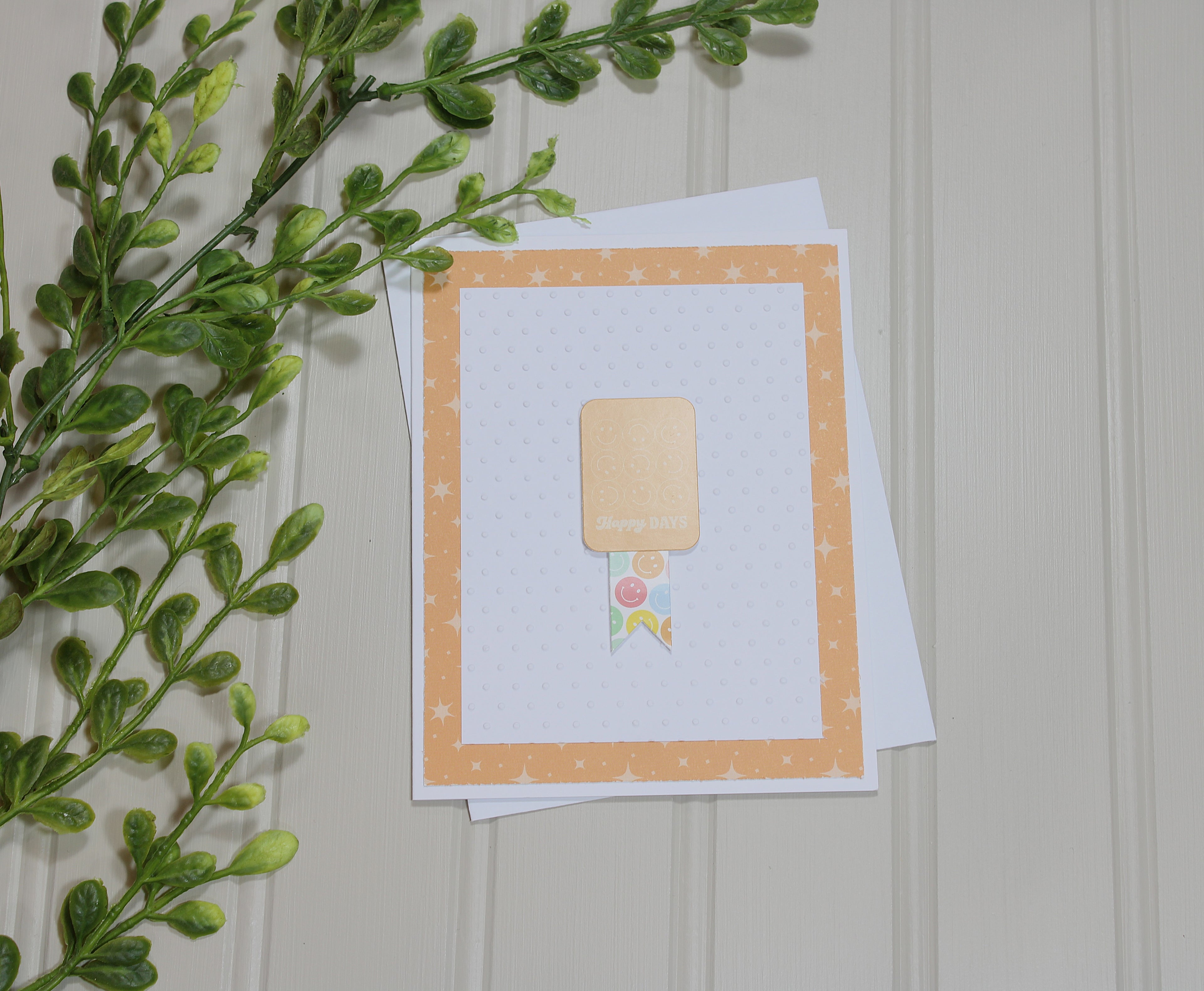 Handmade All Occasion 4.25x5.5 Card - Happy Days 2