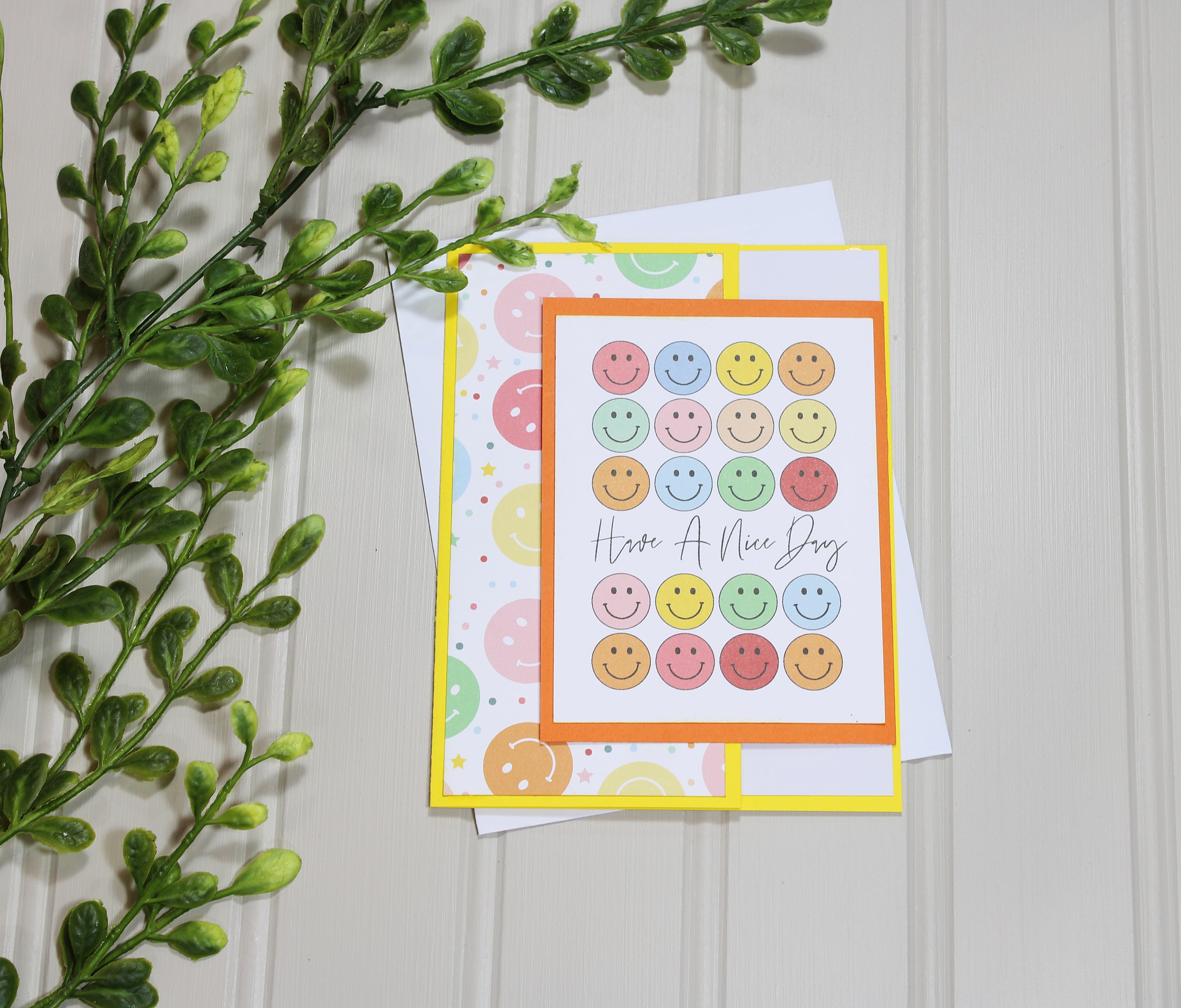 Handmade All Occasion 4.25x5.5 Card - Have A Nice Day
