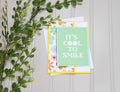 Handmade All Occasion 4.25x5.5 Card - It's Cool to Smile