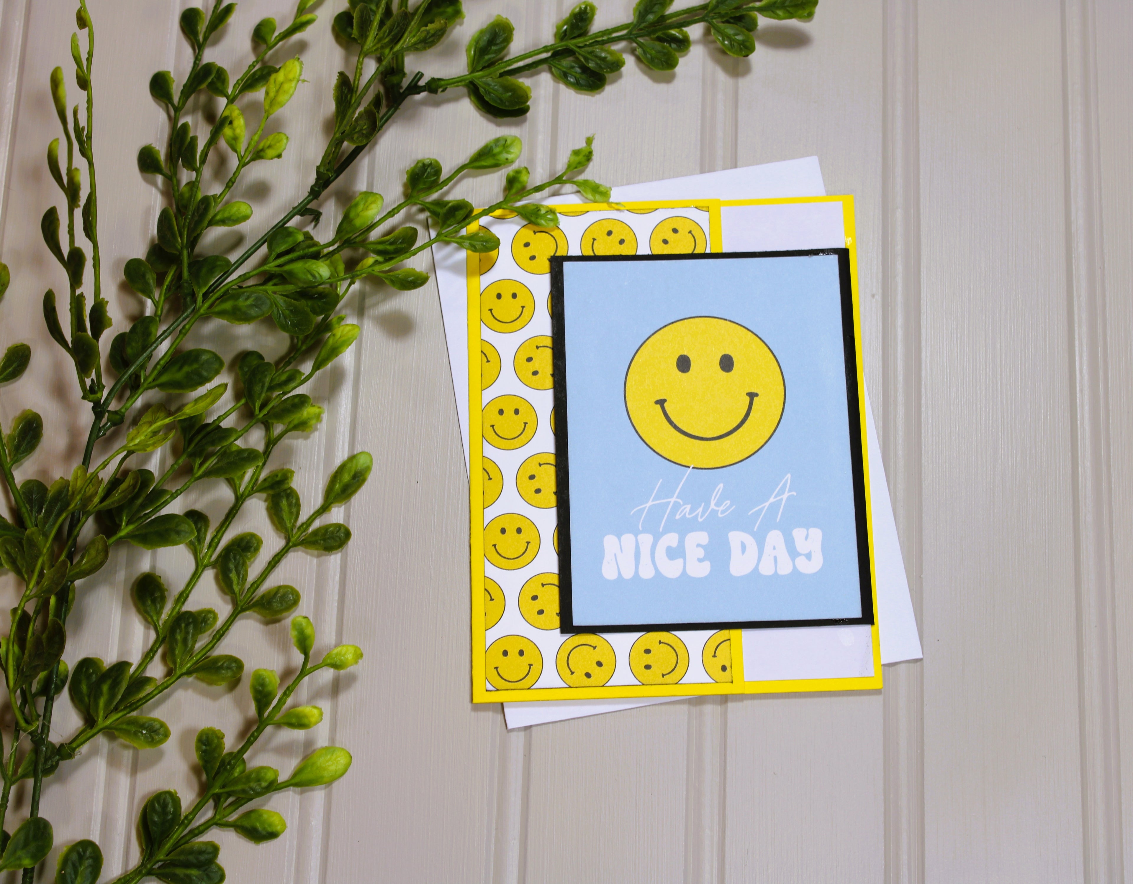 Handmade All Occasion 4.25x5.5 Card - Have A Nice Day