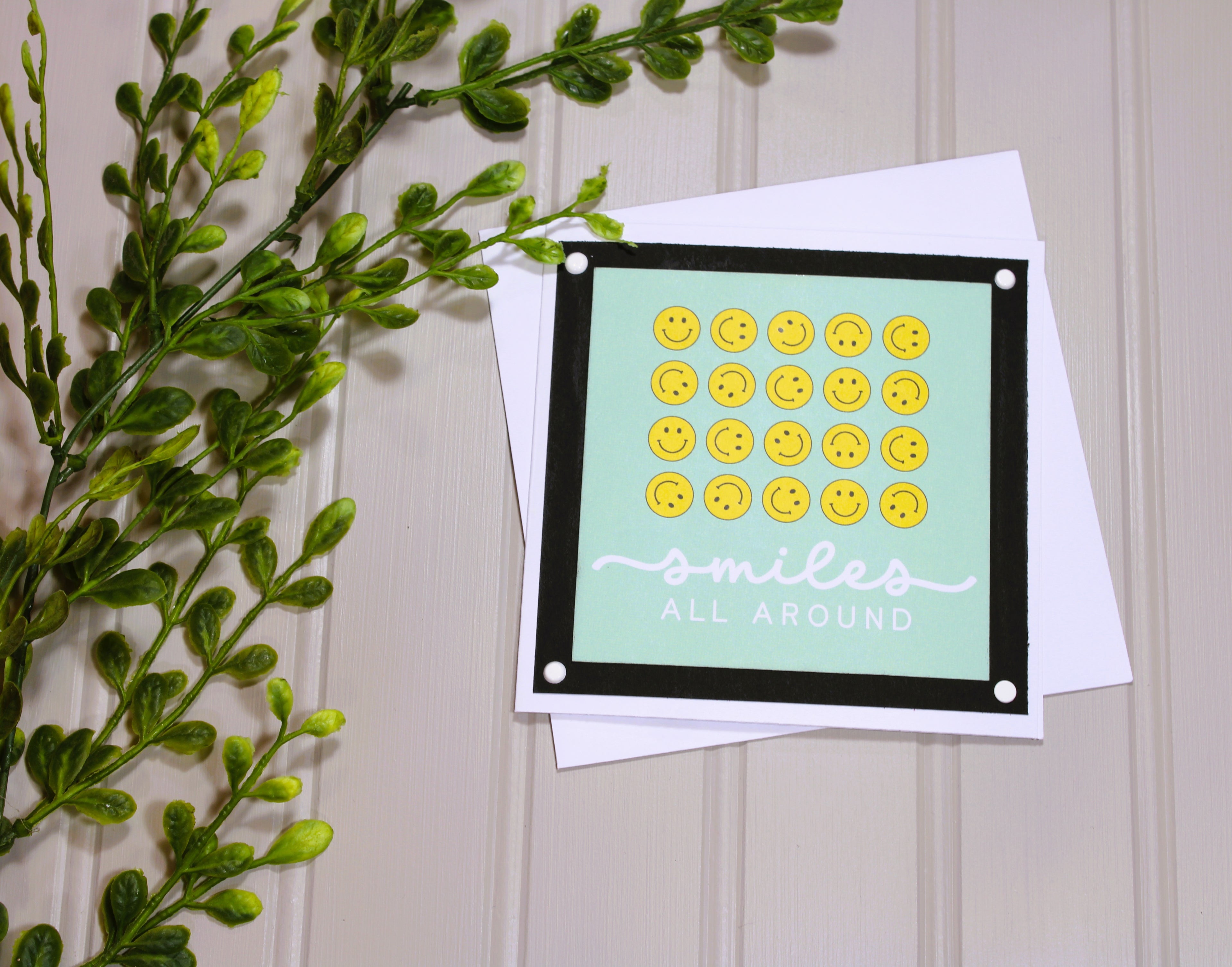 Handmade All Occasion 5x5 Card - Smiles All Around