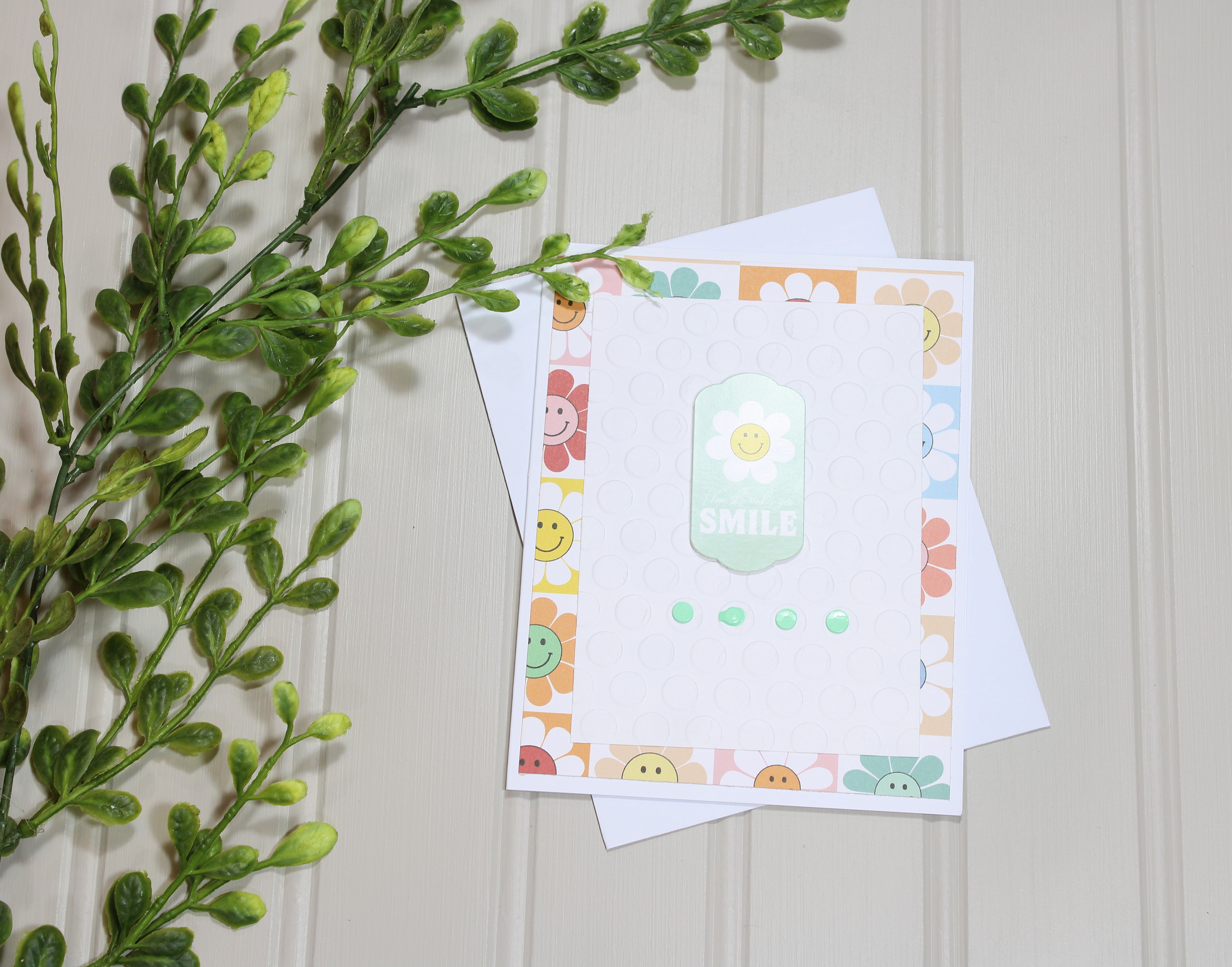 Handmade All Occasion 4.25x5.5 Card - Makes You Smile