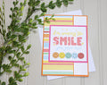 Handmade All Occasion 5x7 Card - Wearing The Smile