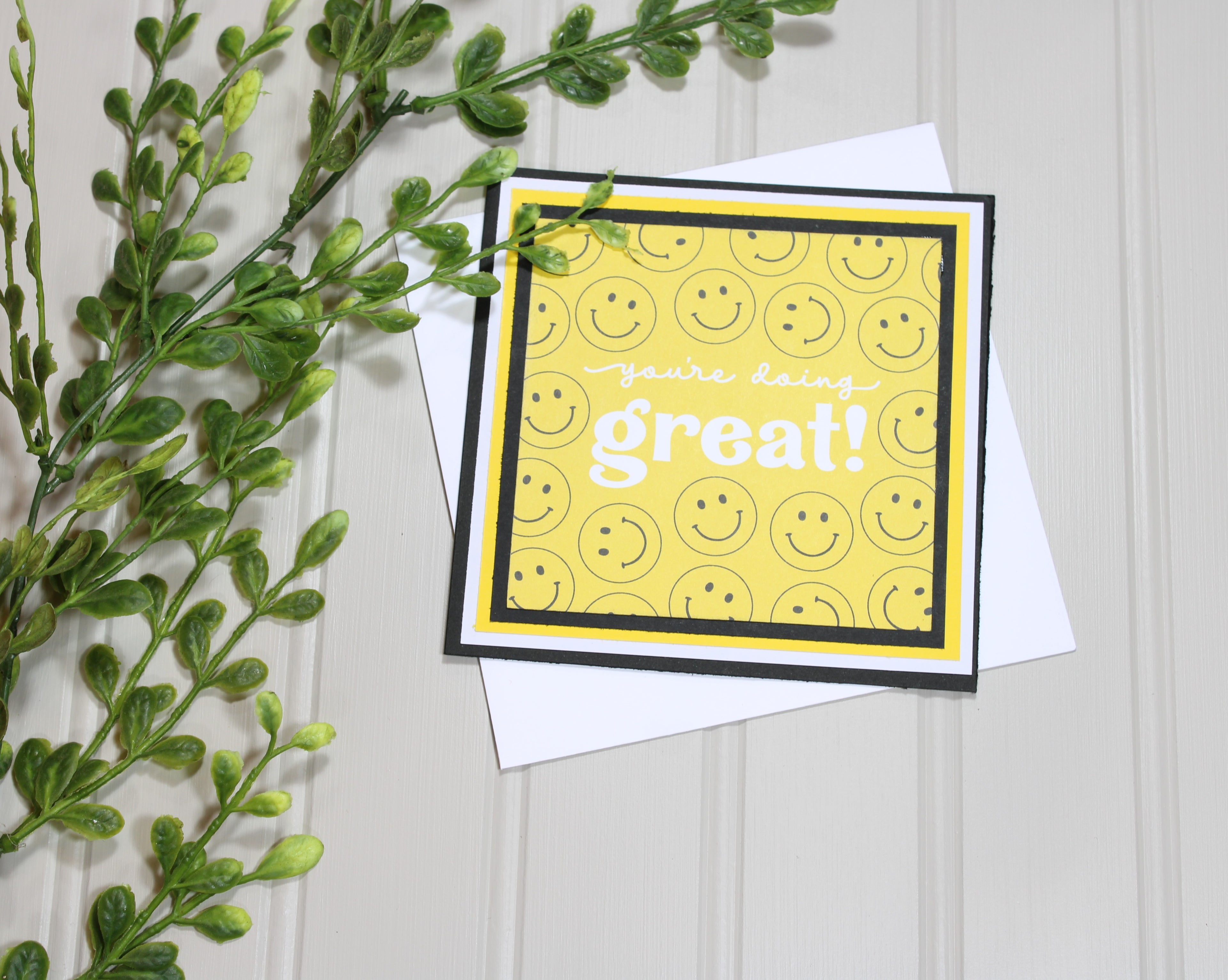 Handmade All Occasion 5x5 Card - You're Doing Great