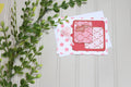 Handmade Valentine's Day 4.25x5.5 (A2) Card - With Love