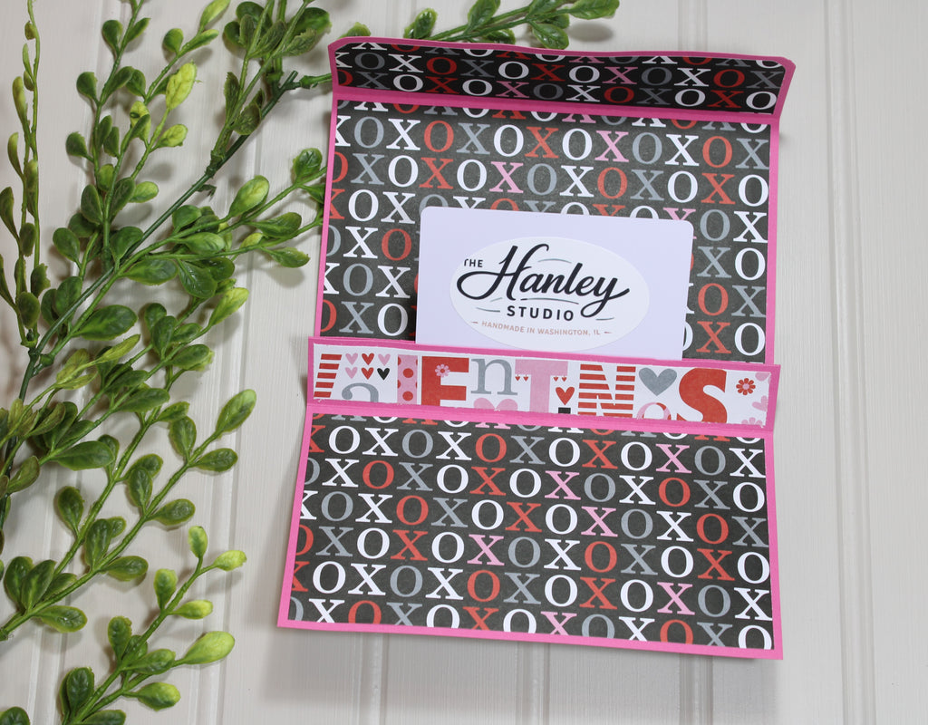 Handmade Valentine's Day Gift Card Holder - The World