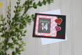 Handmade Valentine's Day 4.25x5.5 (A2) Card - February 14