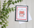 Handmade Valentine's Day 4.25x5.5 (A2) Card - You Make My Heart Beep Faster