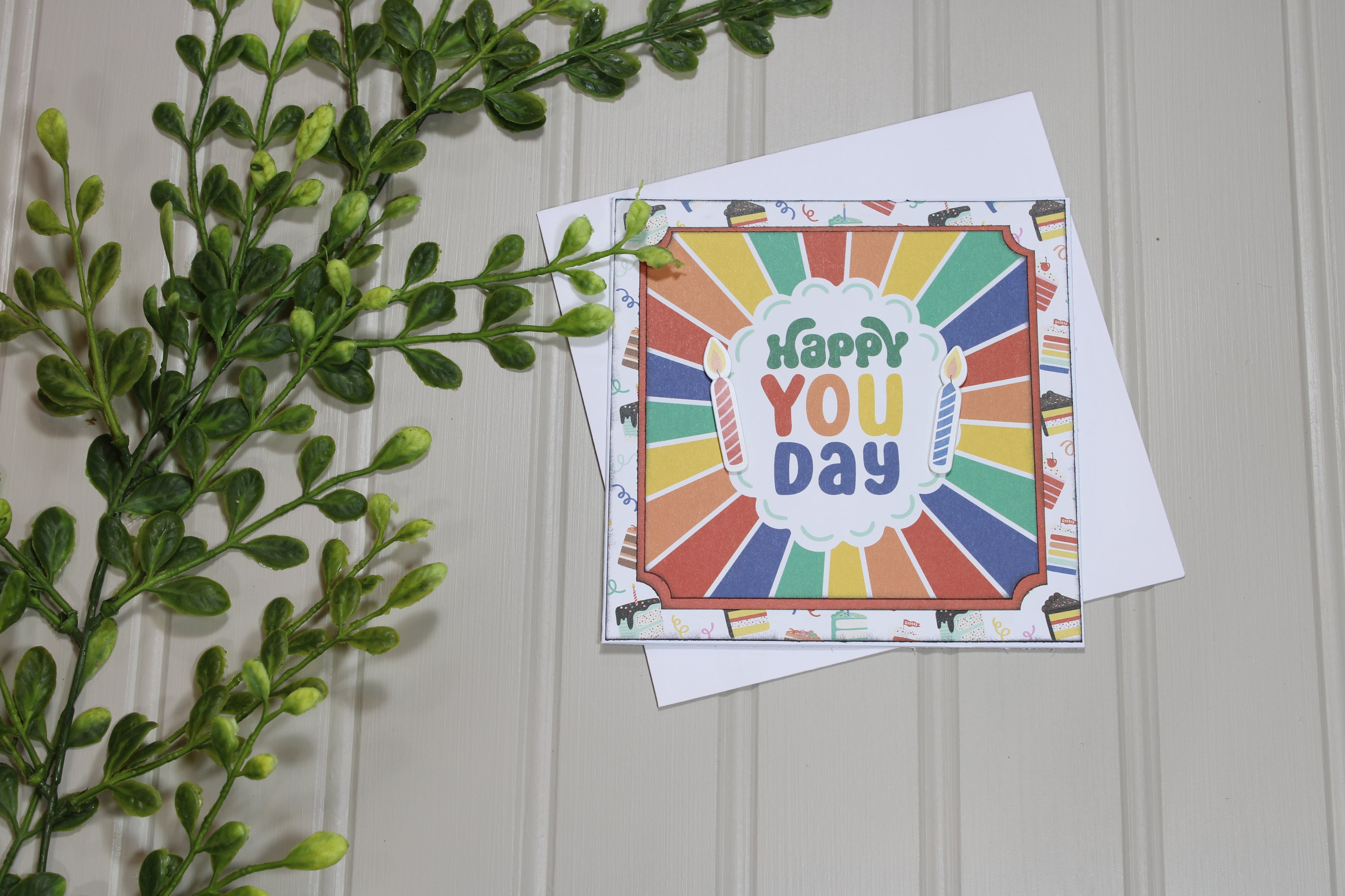 Handmade Birthday 5x5 Card - Happy You Day