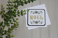 Handmade Christmas 5x5 Card - Noel