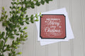 Handmade Christmas 5x5 Card - A Merry Little Christmas