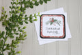 Handmade Christmas 5x5 Card - Deck The Halls