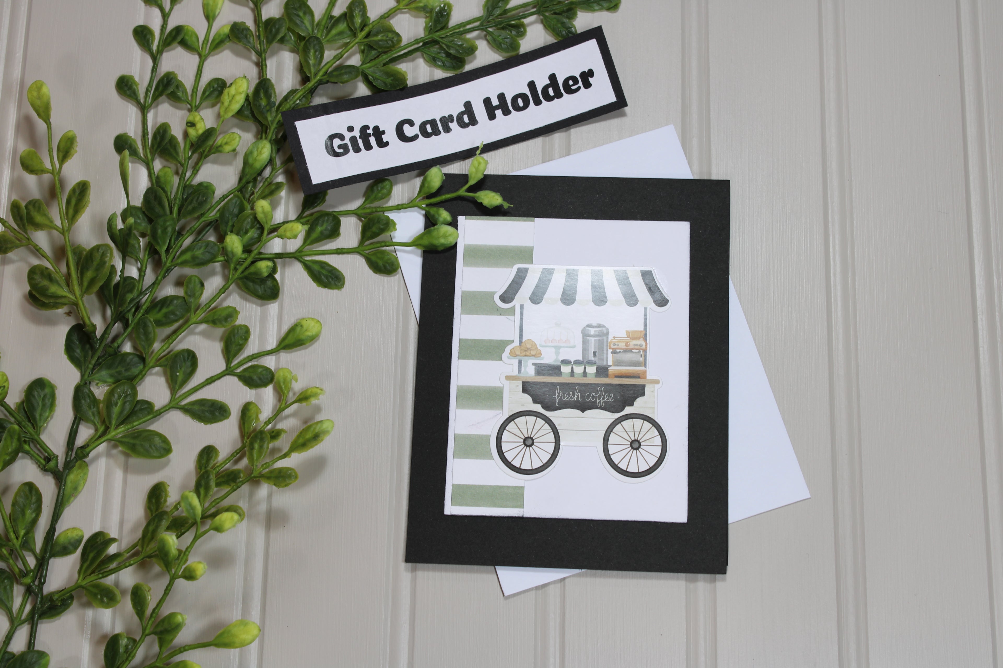 Handmade All Occasion - Coffee Lover - A2 Gift Card Holder - Fresh Coffee