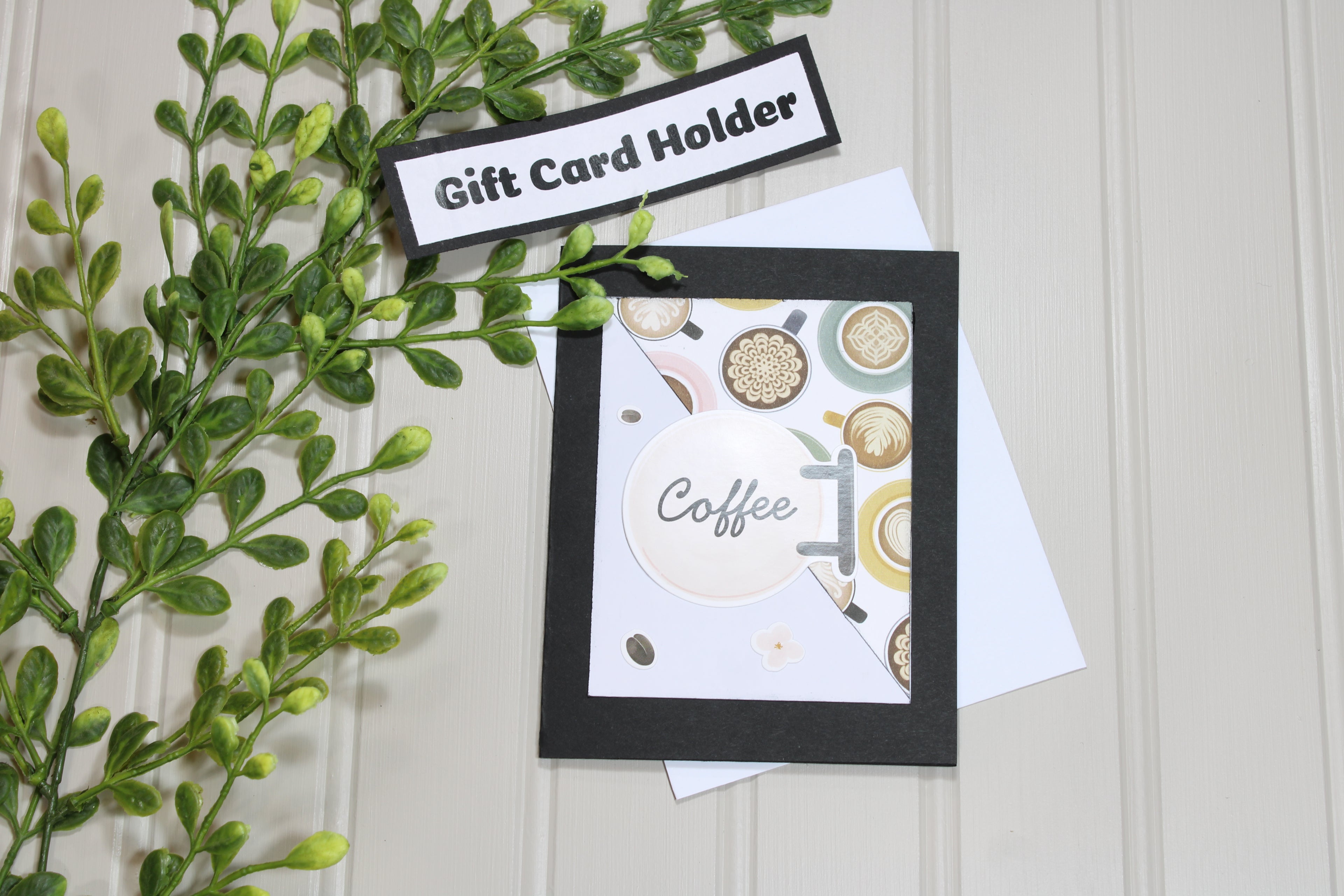 Handmade All Occasion - Coffee Lover - A2 Gift Card Holder - Coffee