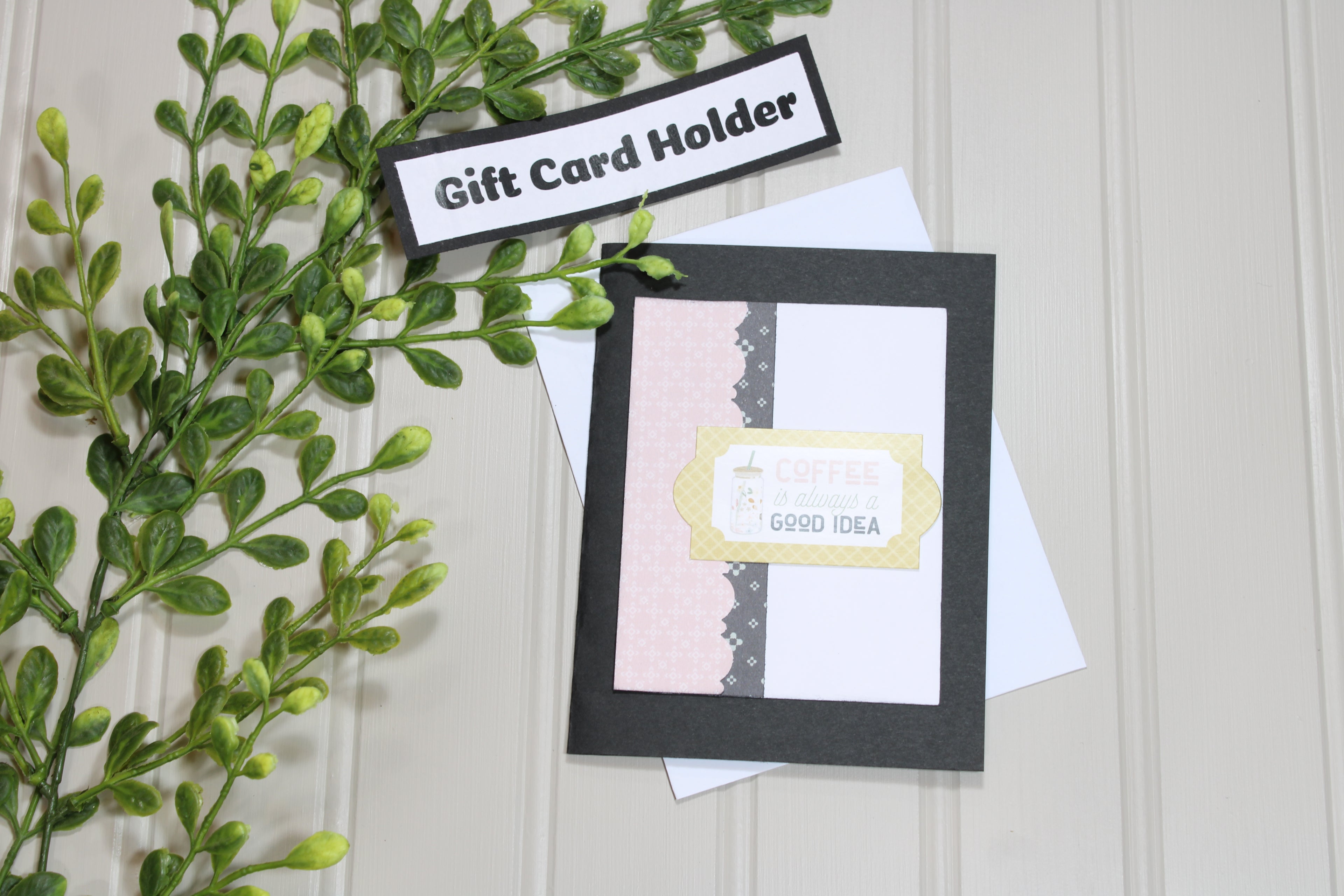 Handmade All Occasion - Coffee Lover - A2 Gift Card Holder - Good Idea