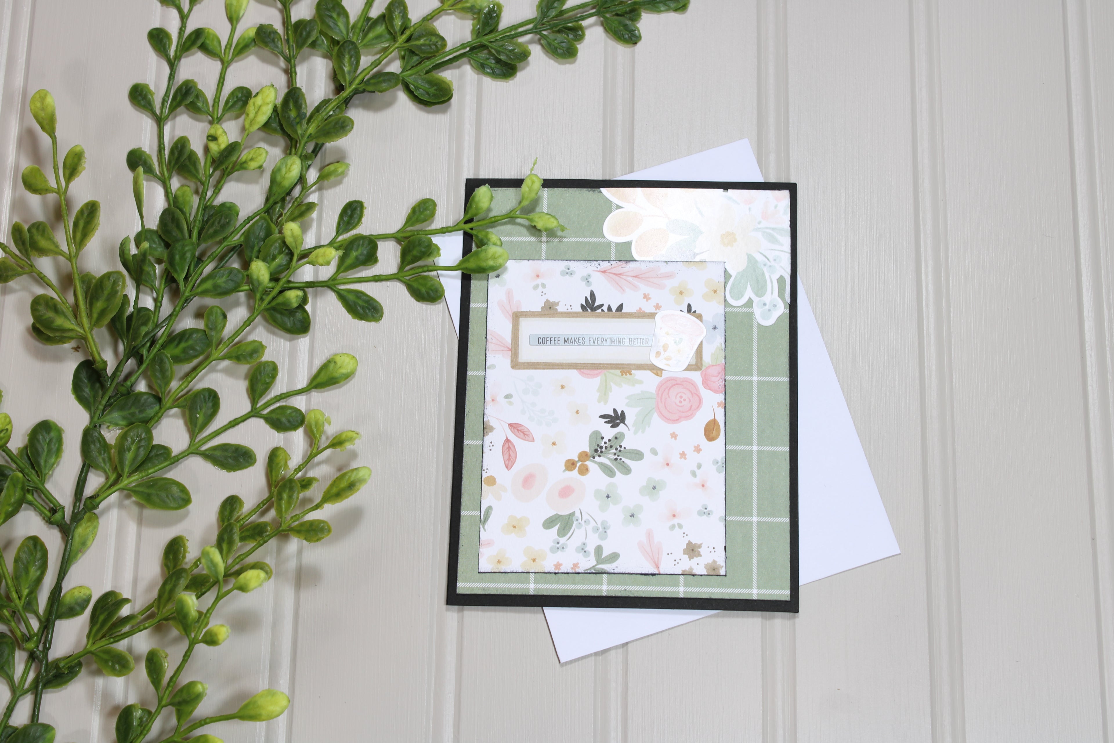 Handmade All Occasion - Coffee Lover - A2 Card - Coffee Makes Everything Better