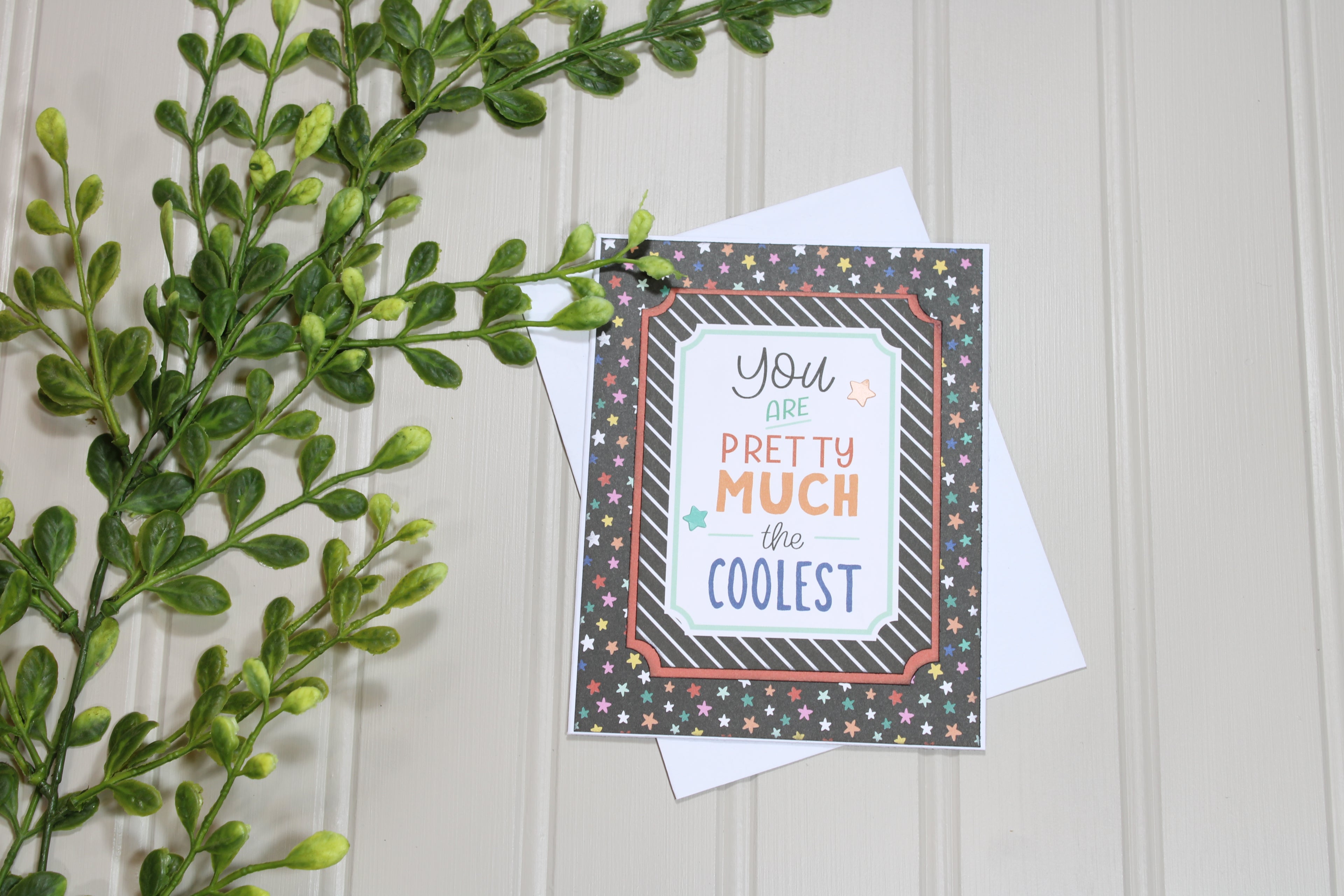 Handmade All Occasion 4.25x5.5 Card - The Coolest