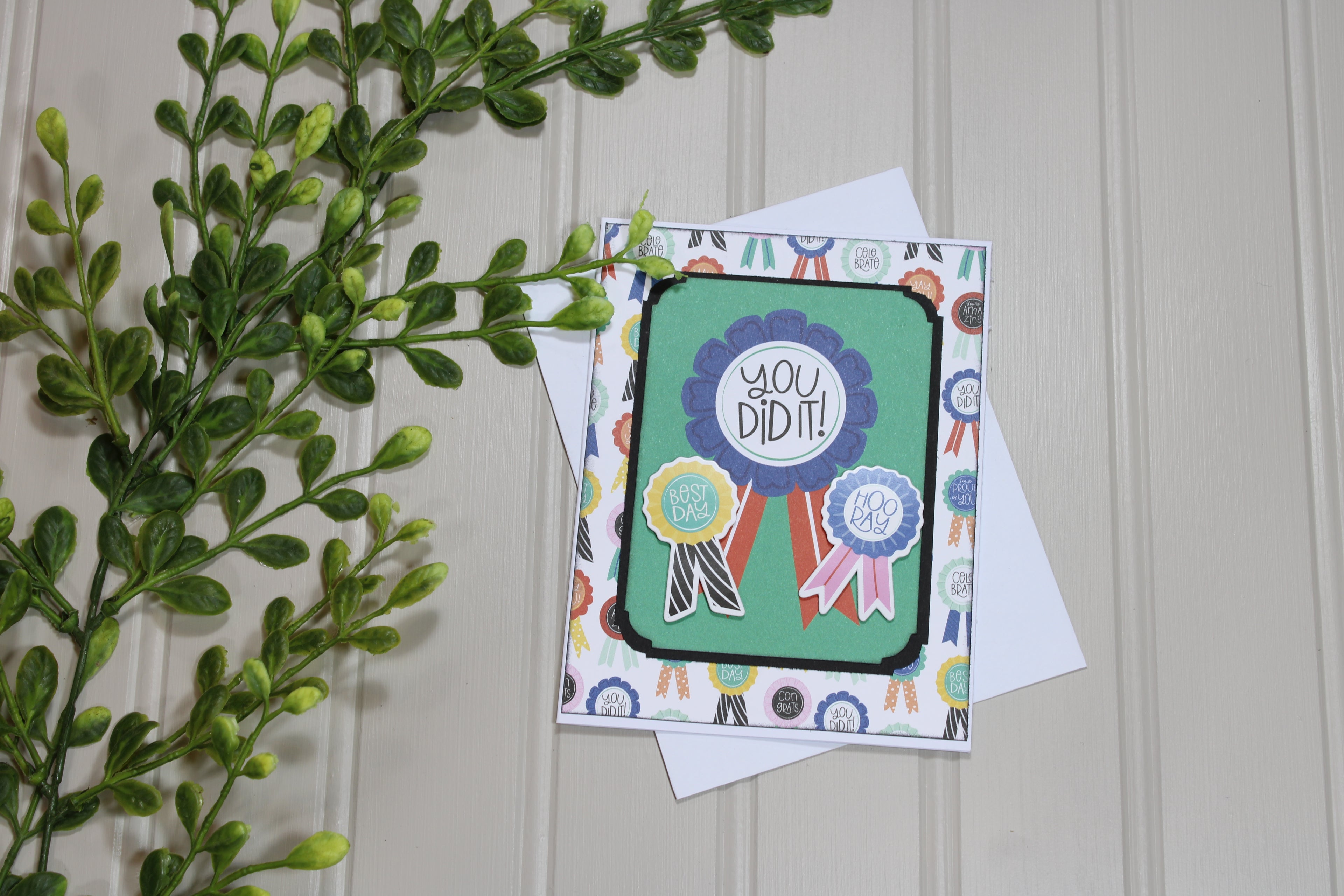 Handmade All Occasion 4.25x5.5 Card - You Did It