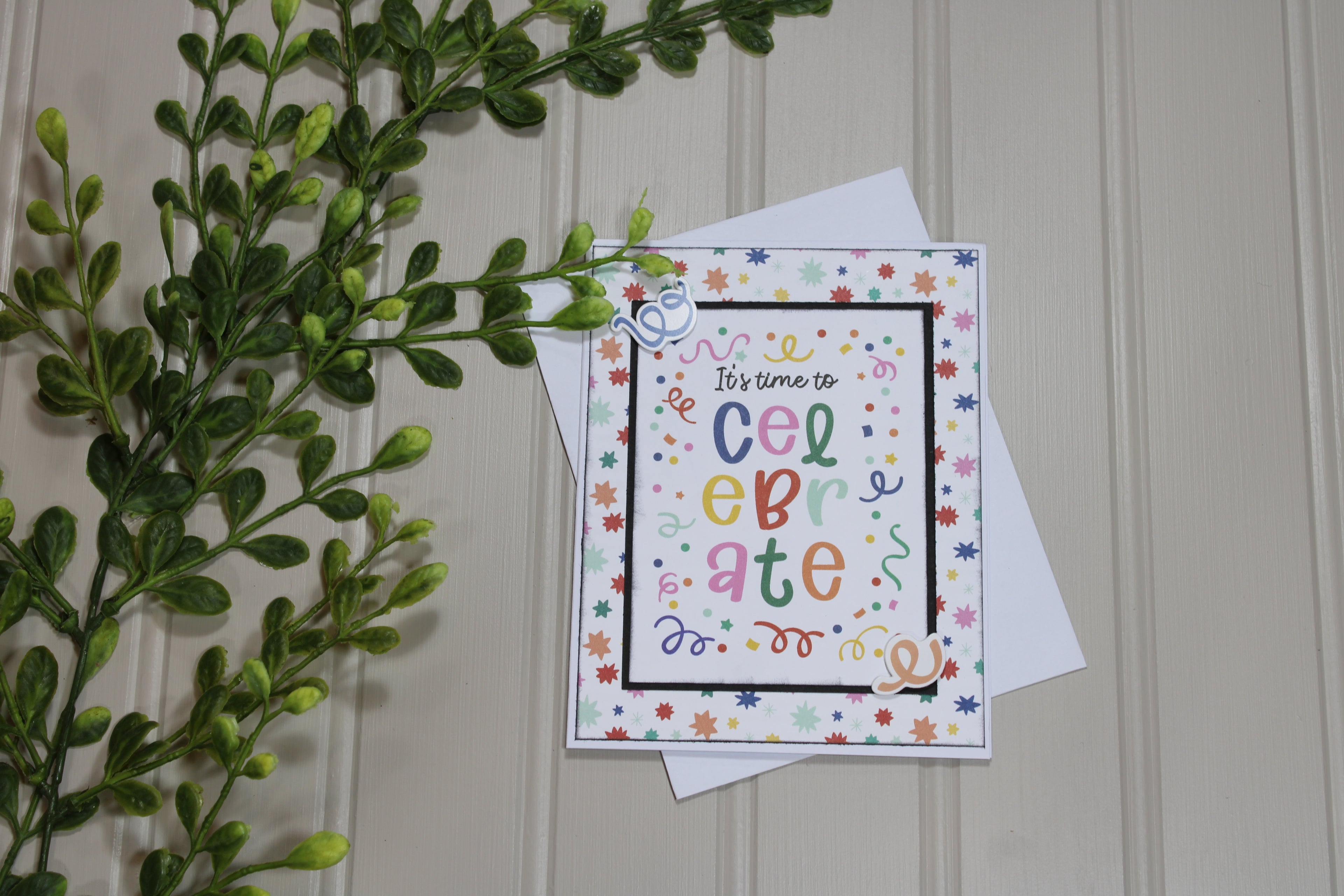 Handmade All Occasion 4.25x5.5 Card - Celebrate