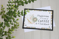 Handmade All Occasion - Coffee Lover - 5x7 Card - Happiness