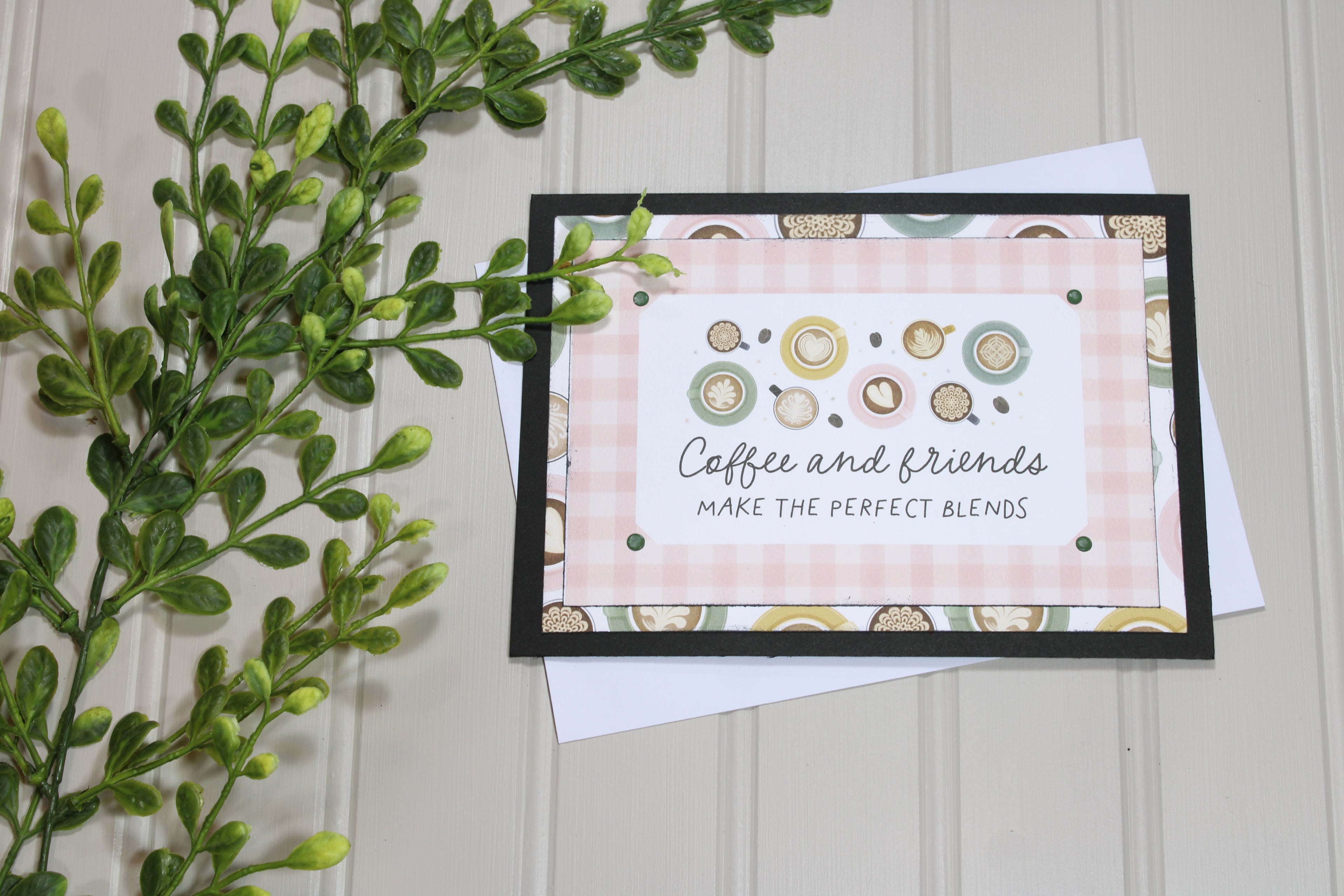 Handmade All Occasion - Coffee Lover - 5x7 Card - Coffee And Friends