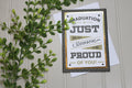 Handmade Graduation - 5x7 Card - Proud Of You