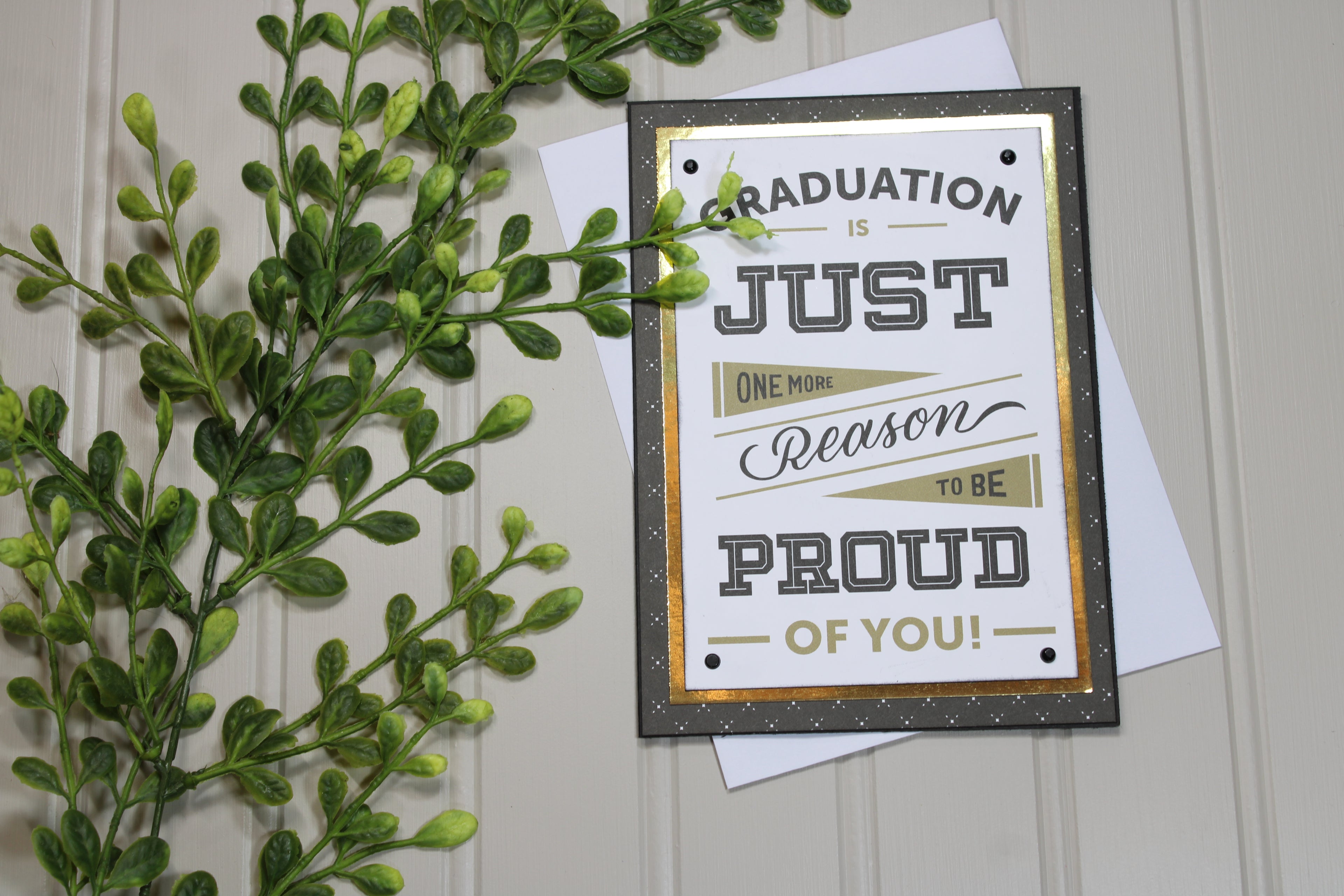 Handmade Graduation - 5x7 Card - Proud Of You