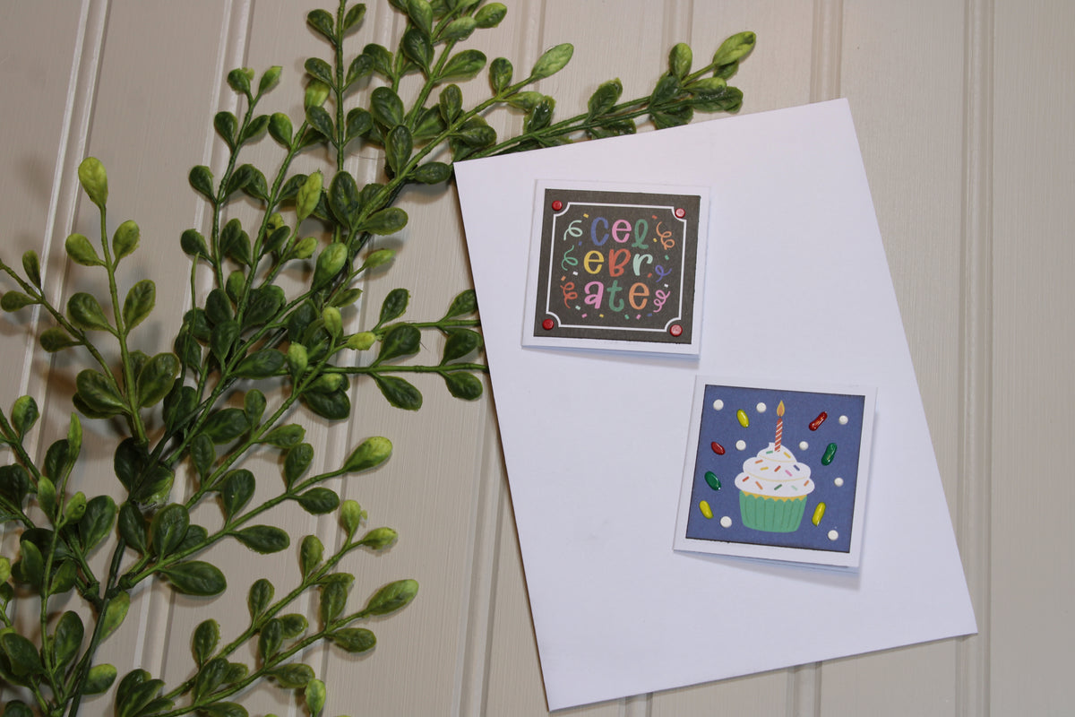 Handmade All Occasion - Birthday - Set of 2 Tags