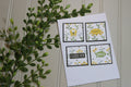 Handmade All Occasion - Bee Themed - Set of 4 Tags - I Love You