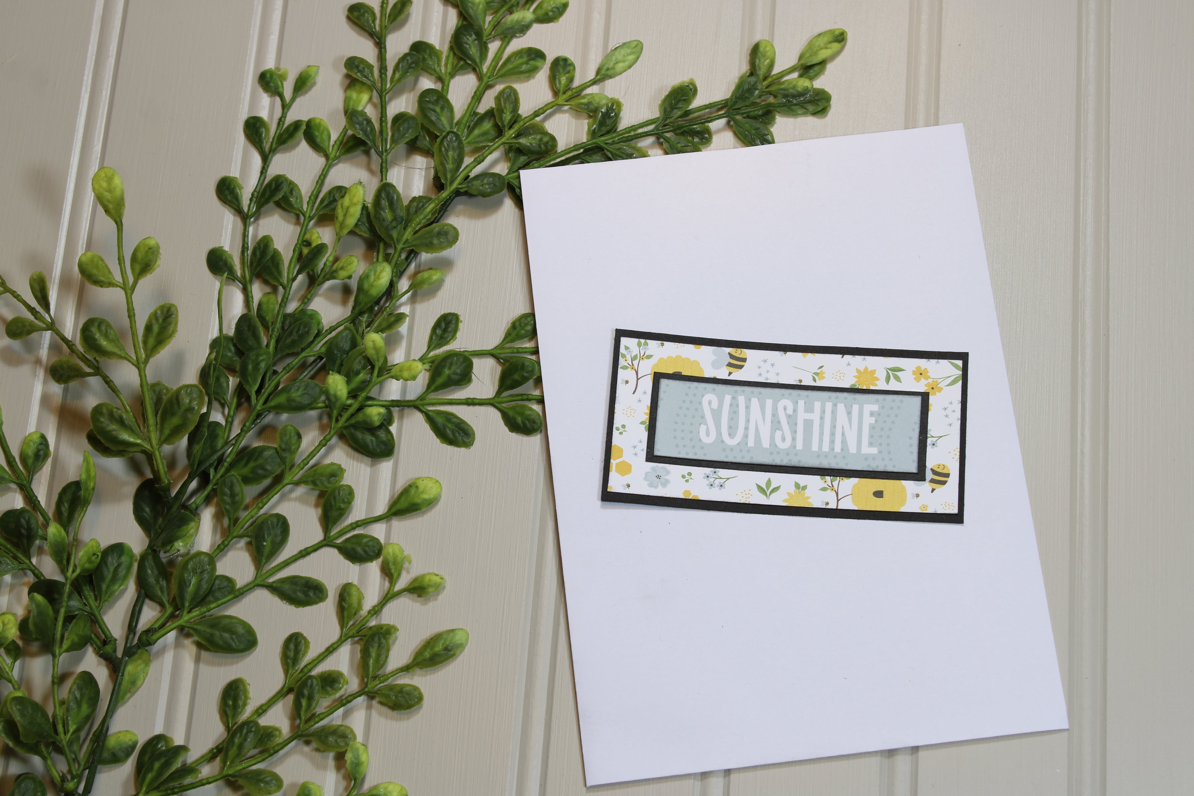 Handmade All Occasion - Bee Themed - 4x2 Magnet - Sunshine