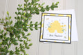 Handmade All Occasion - Bee Themed - 5x5 Card - Bee Positive