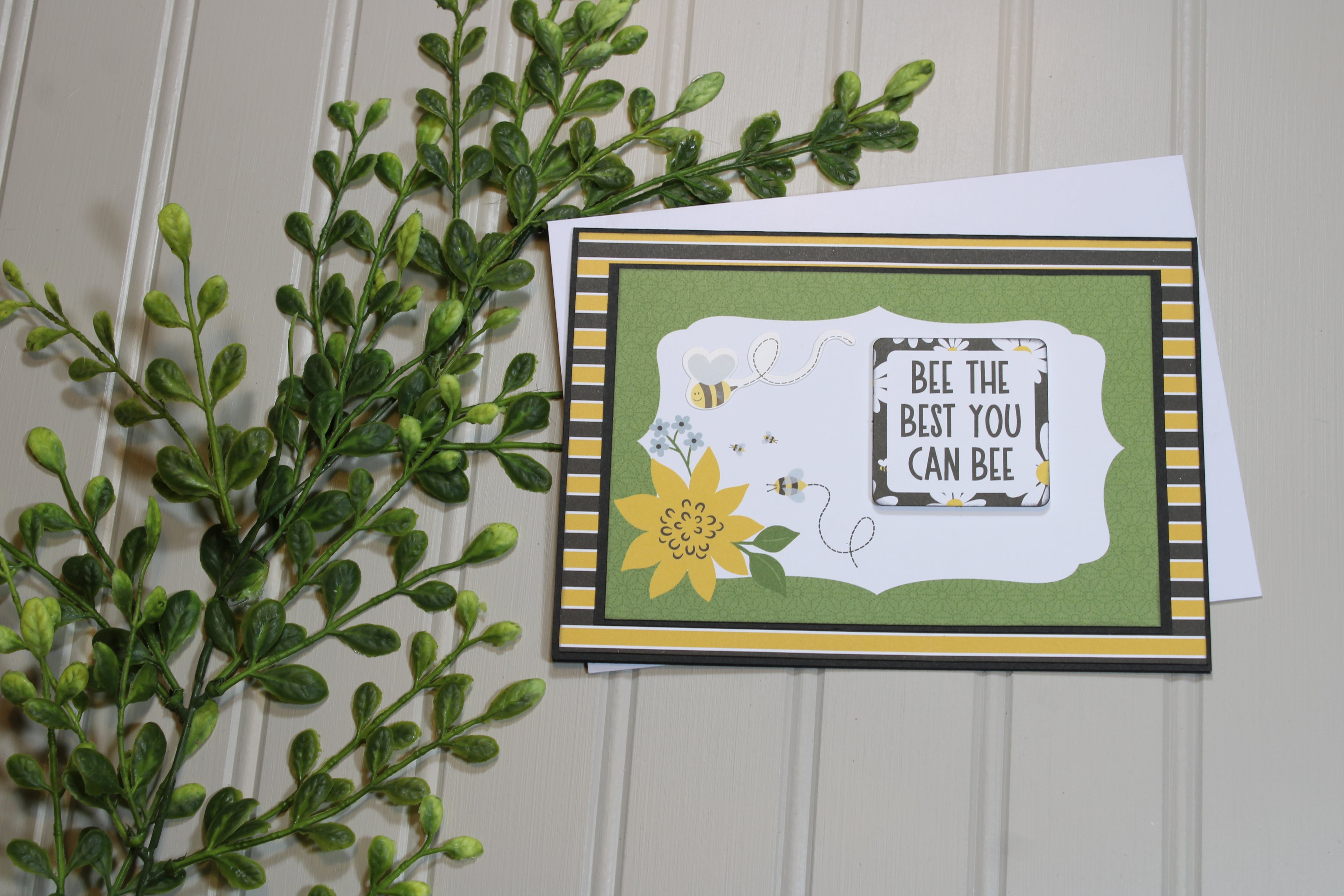 Handmade All Occasion - Bee Themed - 5x7 Card - Bee The Best