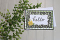 Handmade All Occasion - Bee Themed - 5x7 Card - Hello