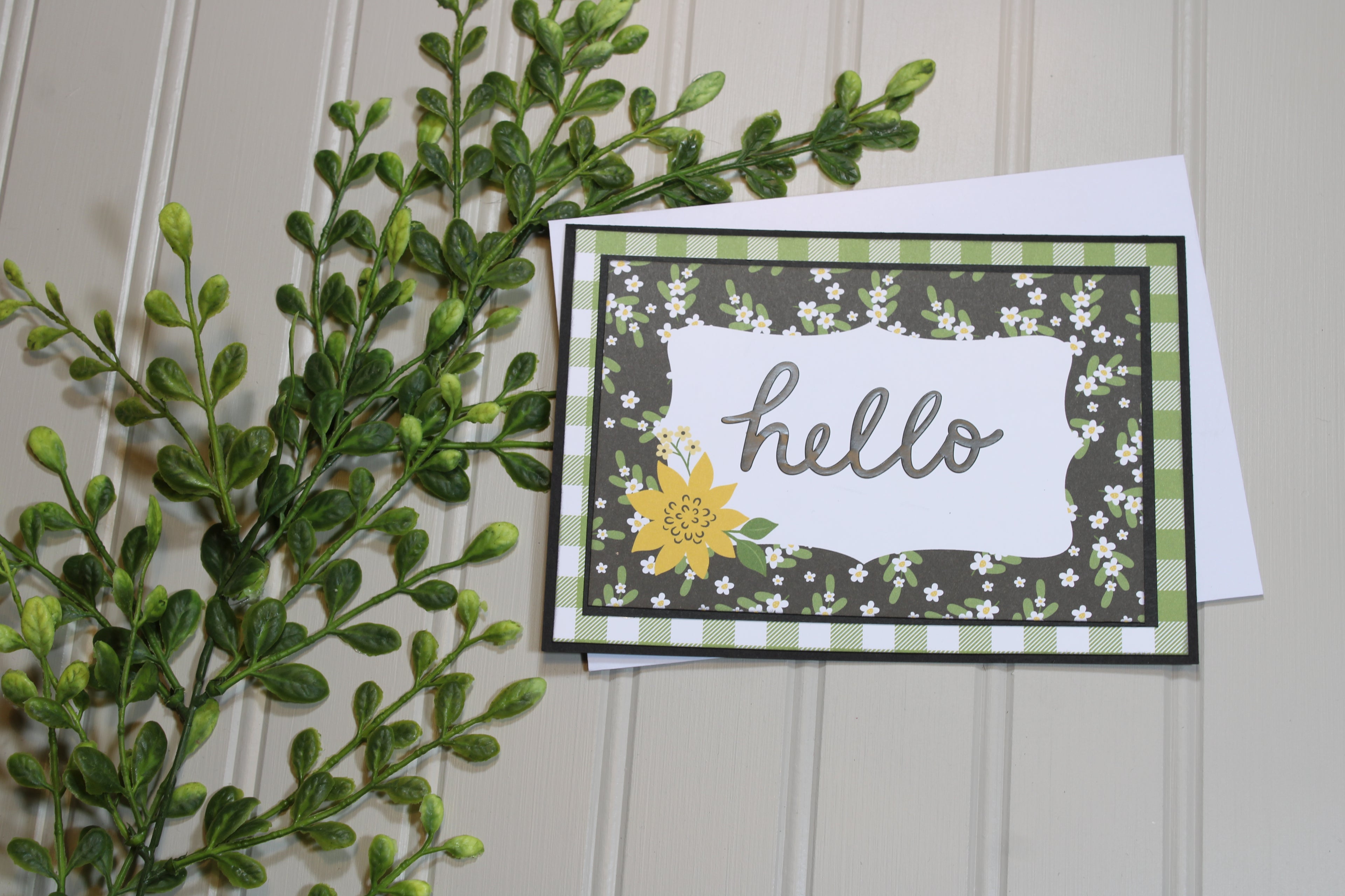Handmade All Occasion - Bee Themed - 5x7 Card - Hello
