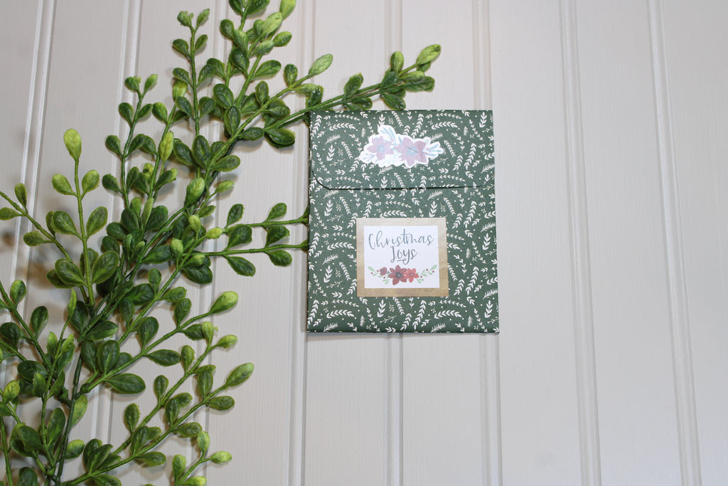 Handmade Christmas - Fun Fold Gift Card Holder - Christmas Joy