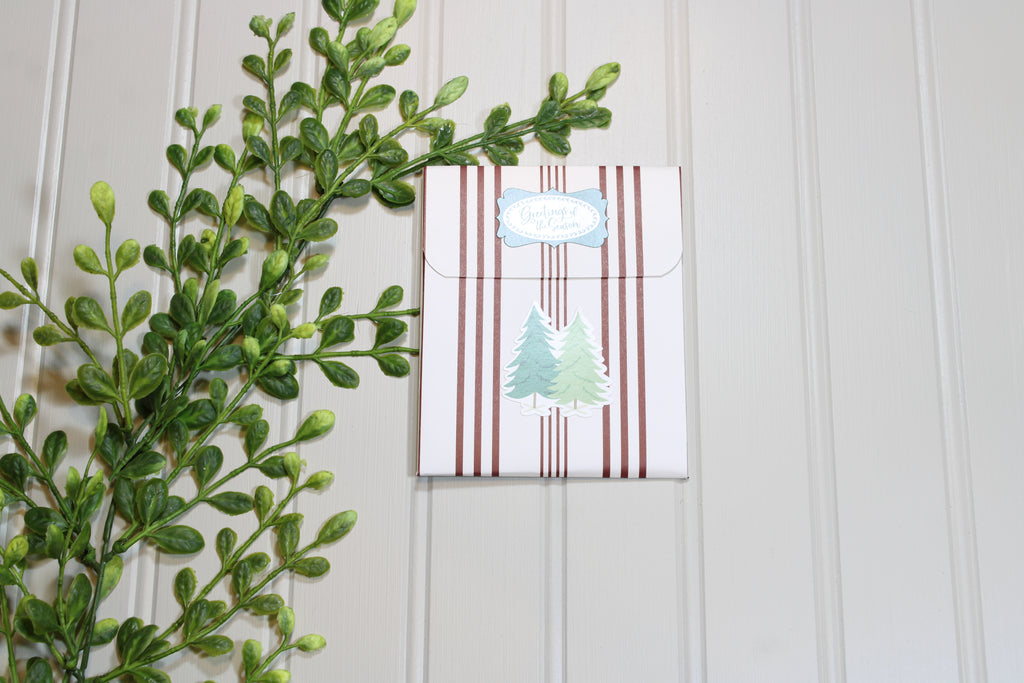Handmade Christmas - Fun Fold Gift Card Holder - Greetings Of The Season