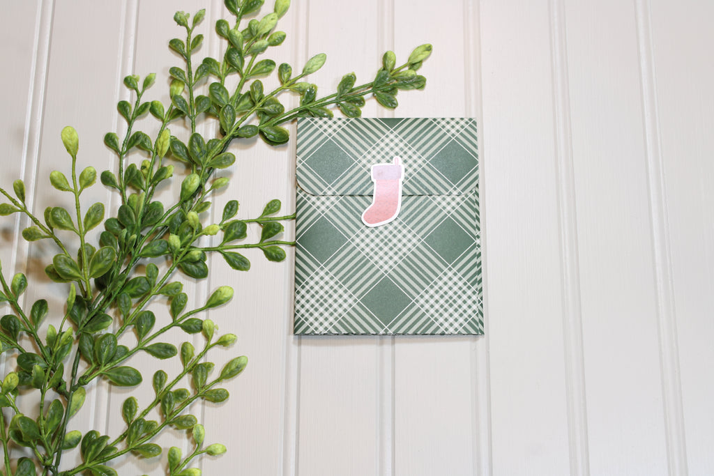 Handmade Christmas - Fun Fold Gift Card Holder - Stockings