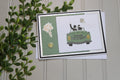Handmade Wedding 5x7 Card - Just Married