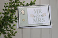 Handmade Wedding 5x7 Card - Mr & Mrs